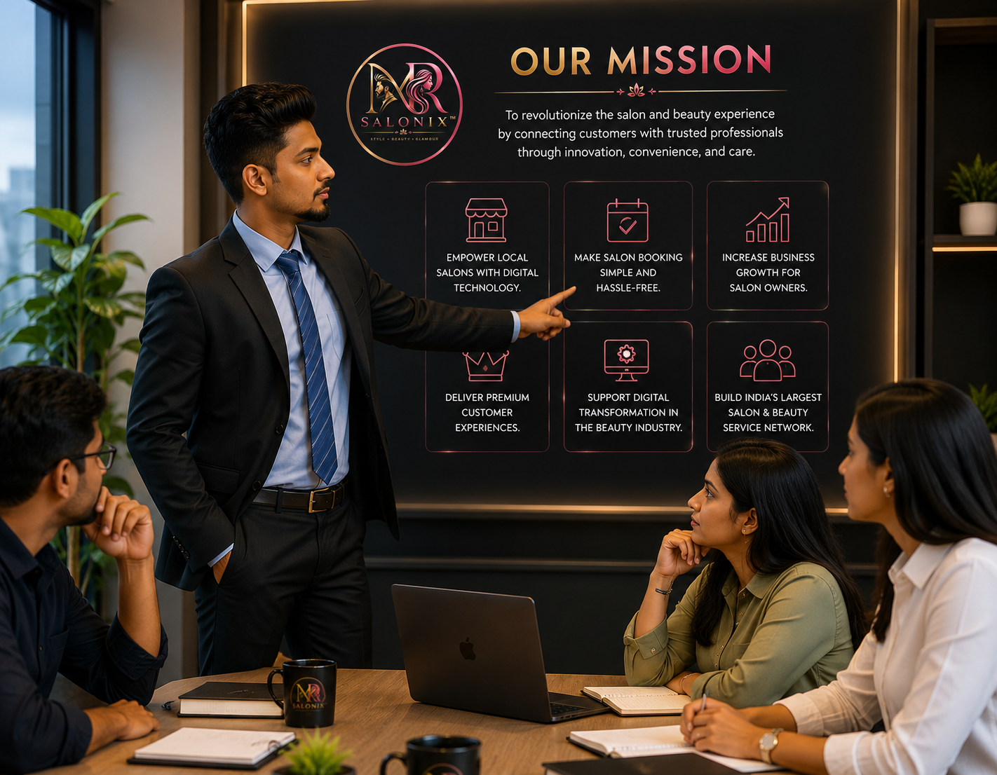MR Salonix™ startup vision session